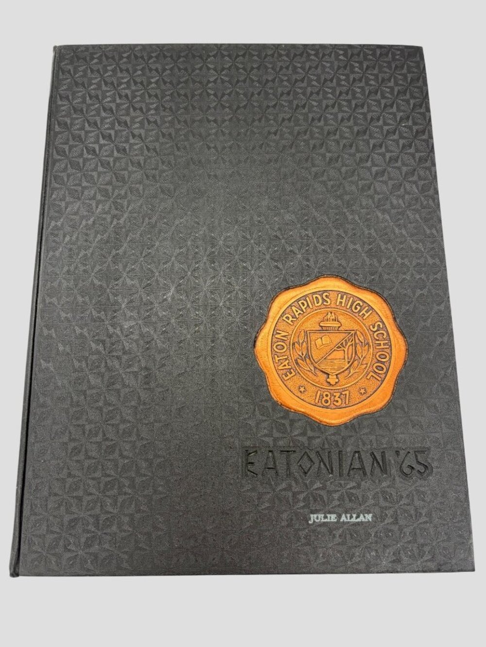 1965 Eatonian Eaton Rapids High School Michigan Yearbook Signed Vintage 60s Book